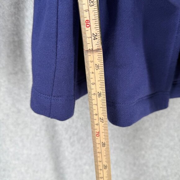 Isaac Mizrahi Belted Unstructured Sweater Blazer Jacket Size M Blue Shawl NWOT - Picture 10 of 11